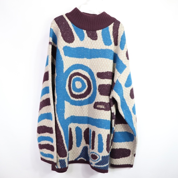 Vtg 90s Mens 2XL Fresh Prince Turtleneck Sweater - Picture 1 of 6